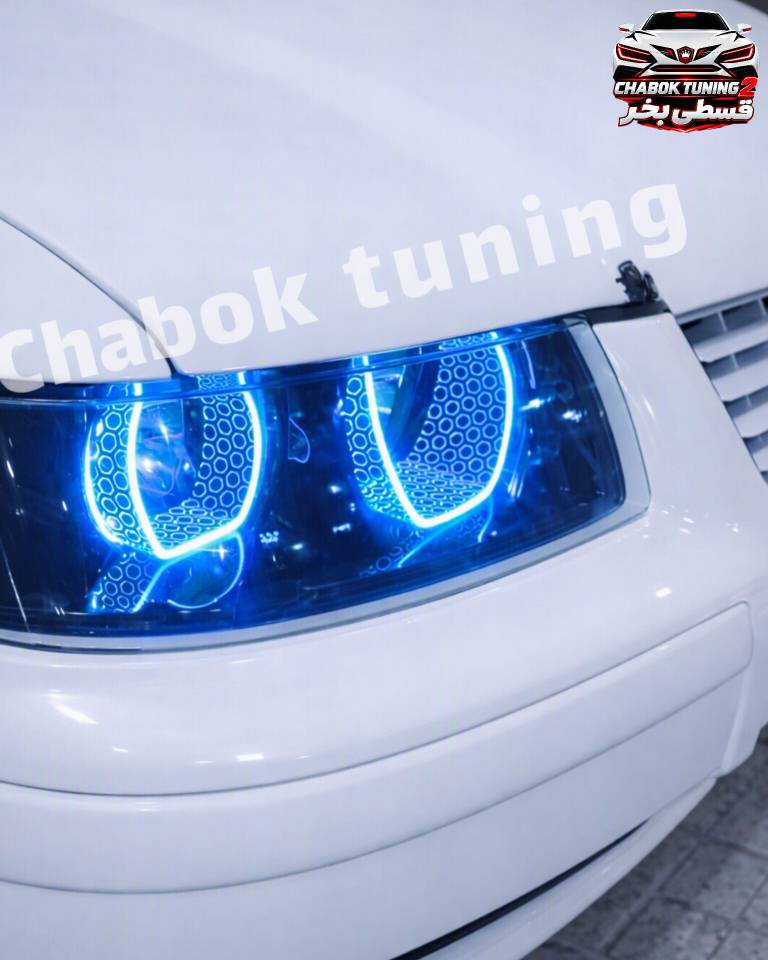 چراغ جلو سمند طرح کفخواب آیس بلو