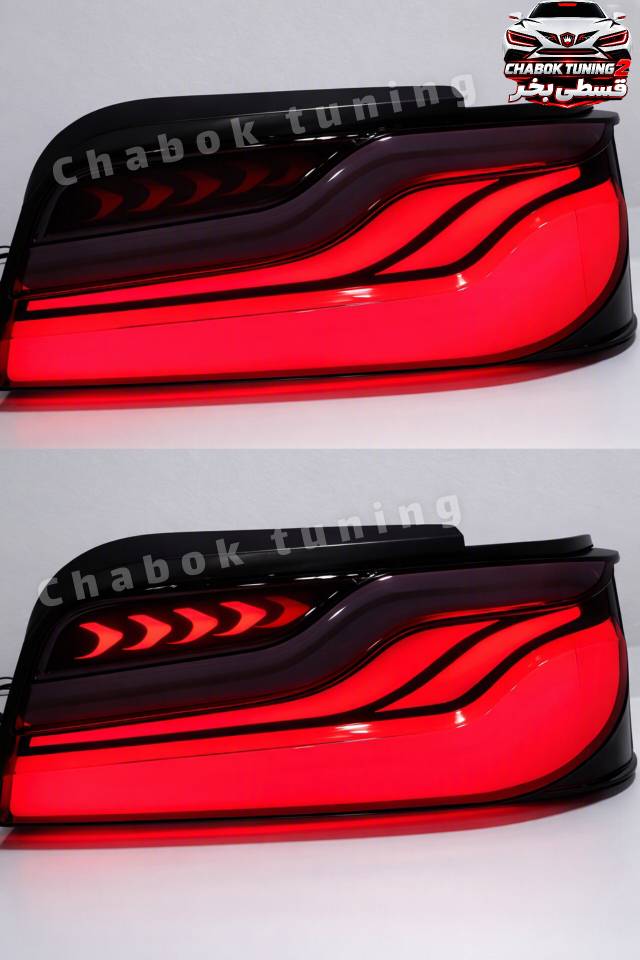 چراغ عقب پژو پرشیا طرح BMW دودی ساده